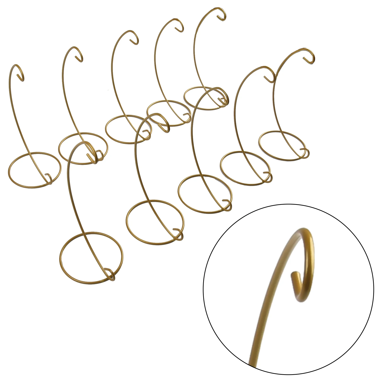 Display Iron Stand Iron Stand Ornament Hanging Display 5/10pcs Ornament Hanging Display Stand Simple Christmas Iron stand