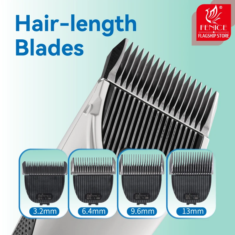 Fenice Spare Hair-length Blades for Pet Clippers P200 Machine