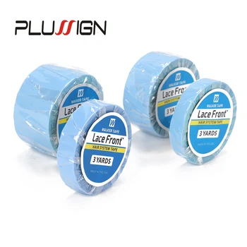 가발 테이프 스트립, 방수 가발 접착 테이프, 레이스 가발 Toupee 양면 블루 헤어 연장 테이프, 0.8cm, 1cm, 1.9cm, 2.54cm