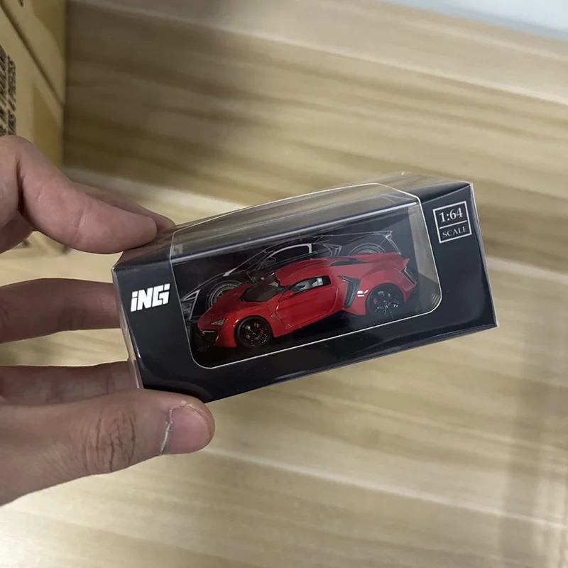 ING 1:64 Lykan HyperSport Alloy Diecast Model  Hypercar Boys Gift Collection Simulation Car Movie Fast &amp; Furious 7 Version Toy