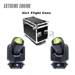 2LIGHT 1CASE LED 400W Zoom Wash COB Moving Head Light DMX Disco Party Wedding Show DJ Stage Hotels Theater Concert Equipment