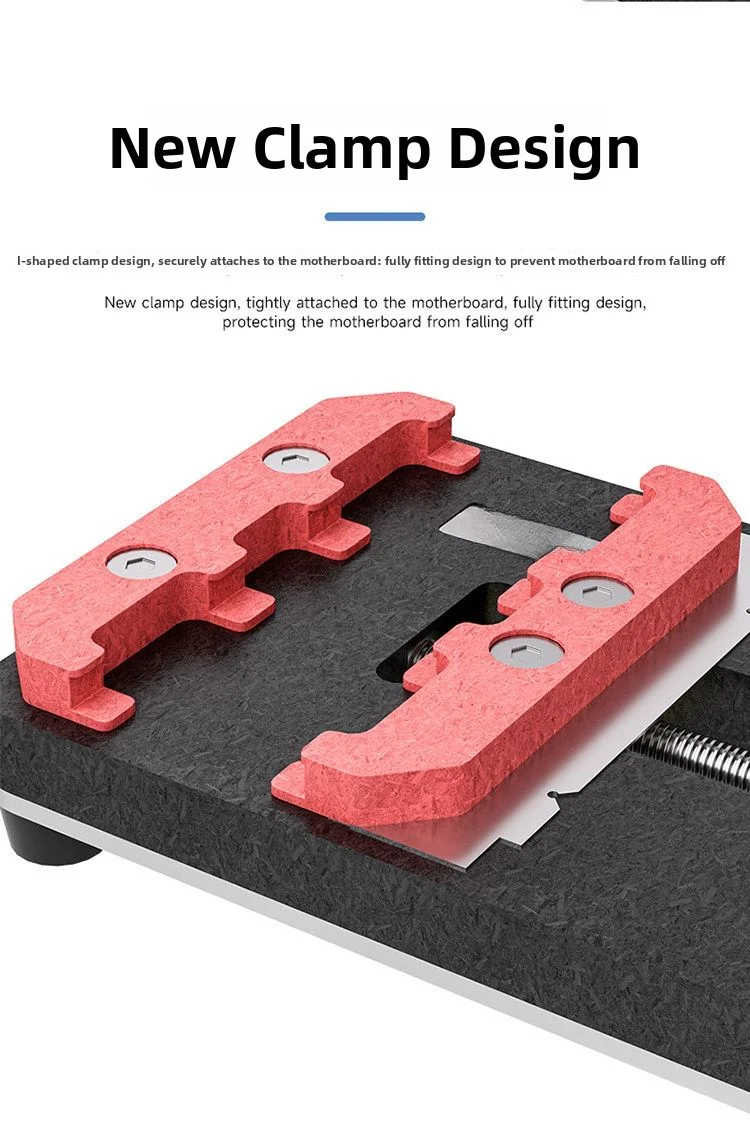 For S2 Clamp Triple Slot Synthetic Stone Motherboard Chip Fixture High Temperature Resistant Precise Positioning For Phone Repai