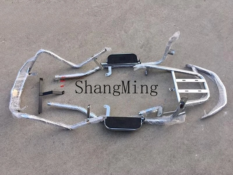 กันชนรถยนต์ไฟฟ้า ZYH พร้อมคันเหยียบรถจักรยานยนต์ไฟฟ้าชั้นวางขนาดใหญ่โครงท้ายบาร์ตัวหนา