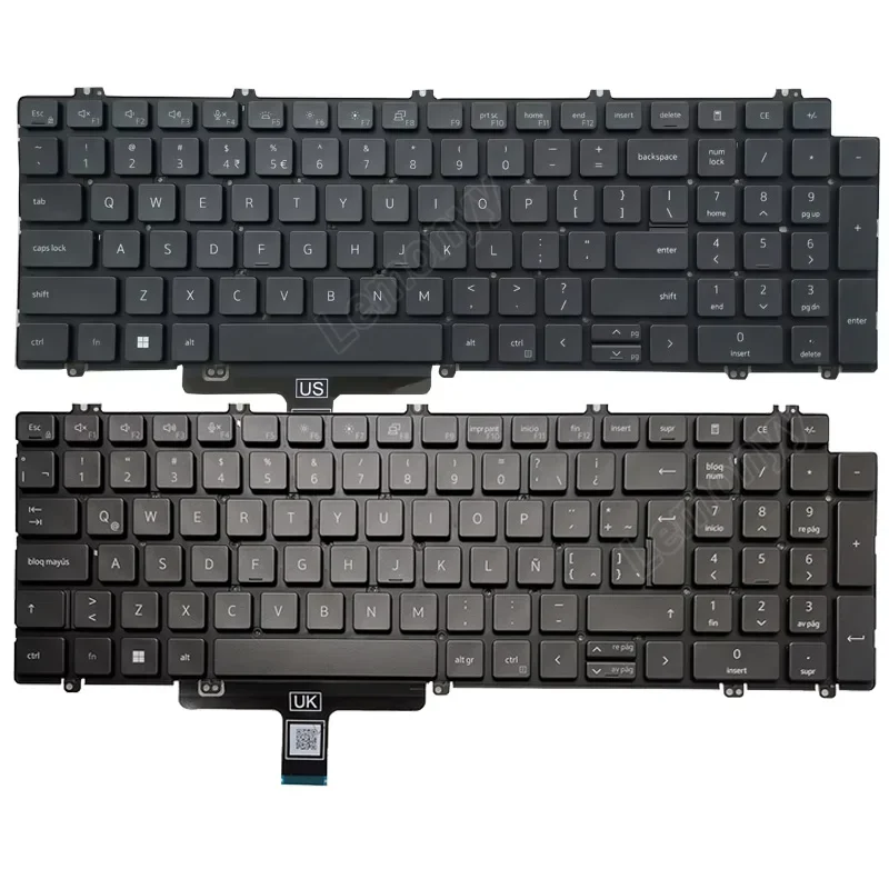 

Поп-новинка для Dell Latitude 5520 5521 Precision 3560 3561, США/латинская клавиатура для ноутбука