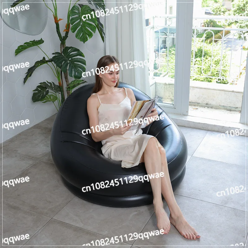 Thickened combination sofa bed single transparent inflatable sofa personalized lunch break chair lazy