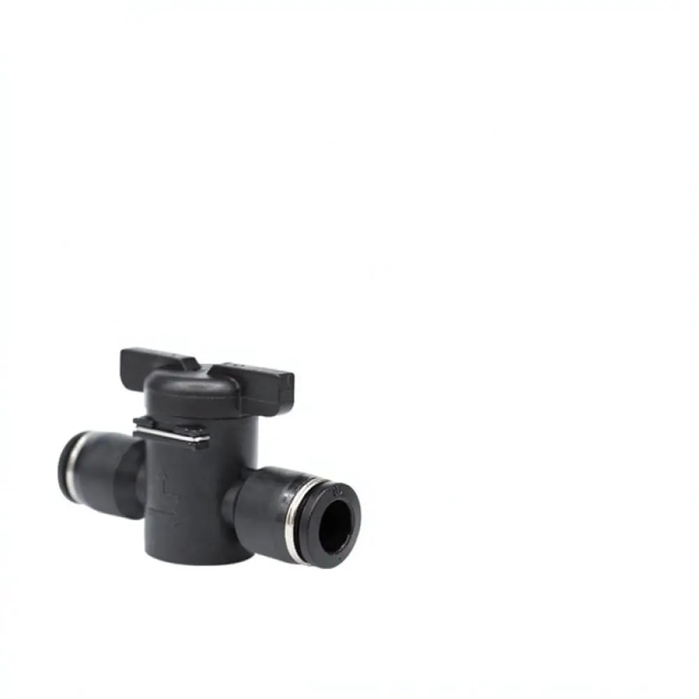 Manual Air Flow Shut Off Valve Pneumatic Quick Connect Pipe Fitting Push To Connect Connector For Industrial Production Lines