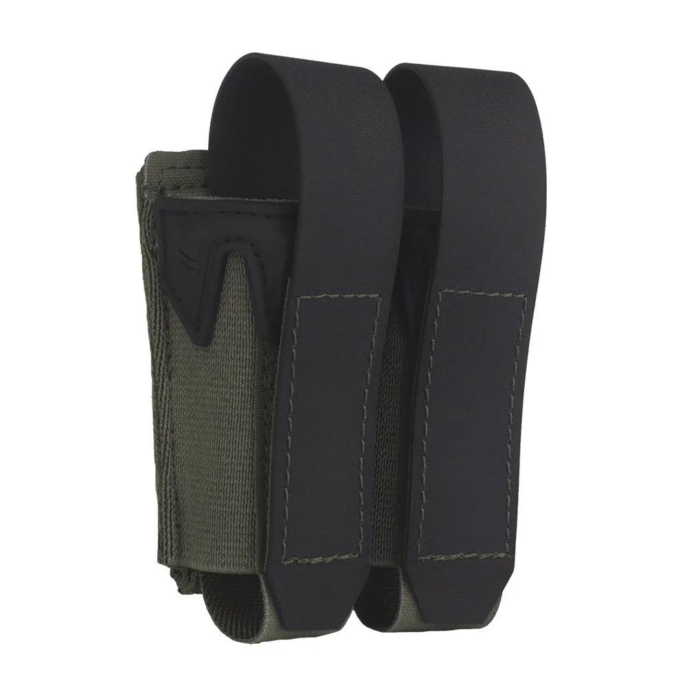 NONE K Type 9MM Tactical Double Magazine Pouch Black 5