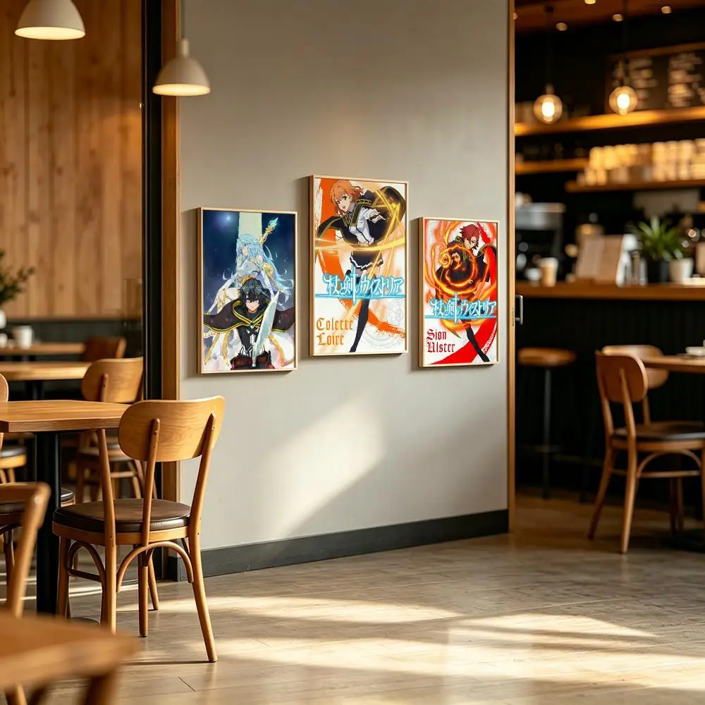 anime Wistoria Wand and Sword Poster Poster Waterproof HD Unframed Self‑Stick Decor Wall Art for Home Room Decoration Gift