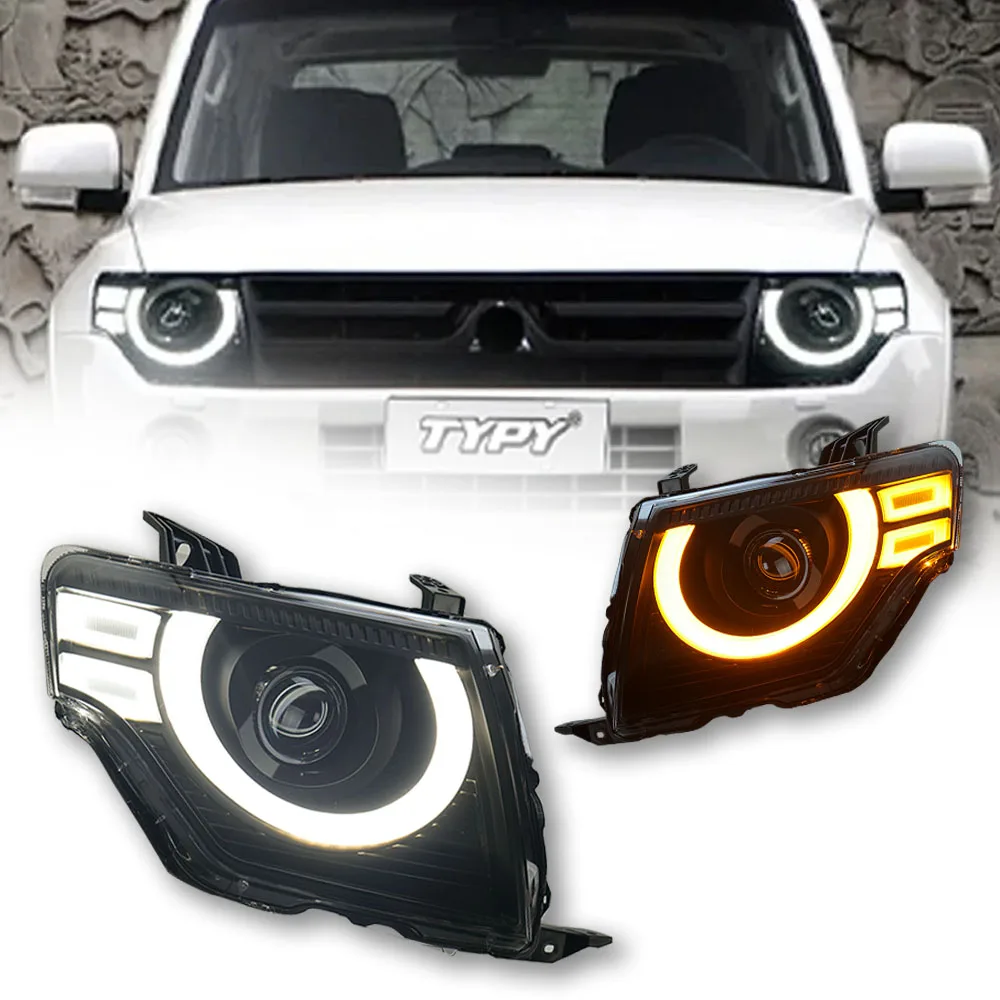 

Car Lights For Mitsubishi Pajero 2005-2020 LED Car Lamps Daytime Running Lights Dynamic Turn Signals Car Accessories