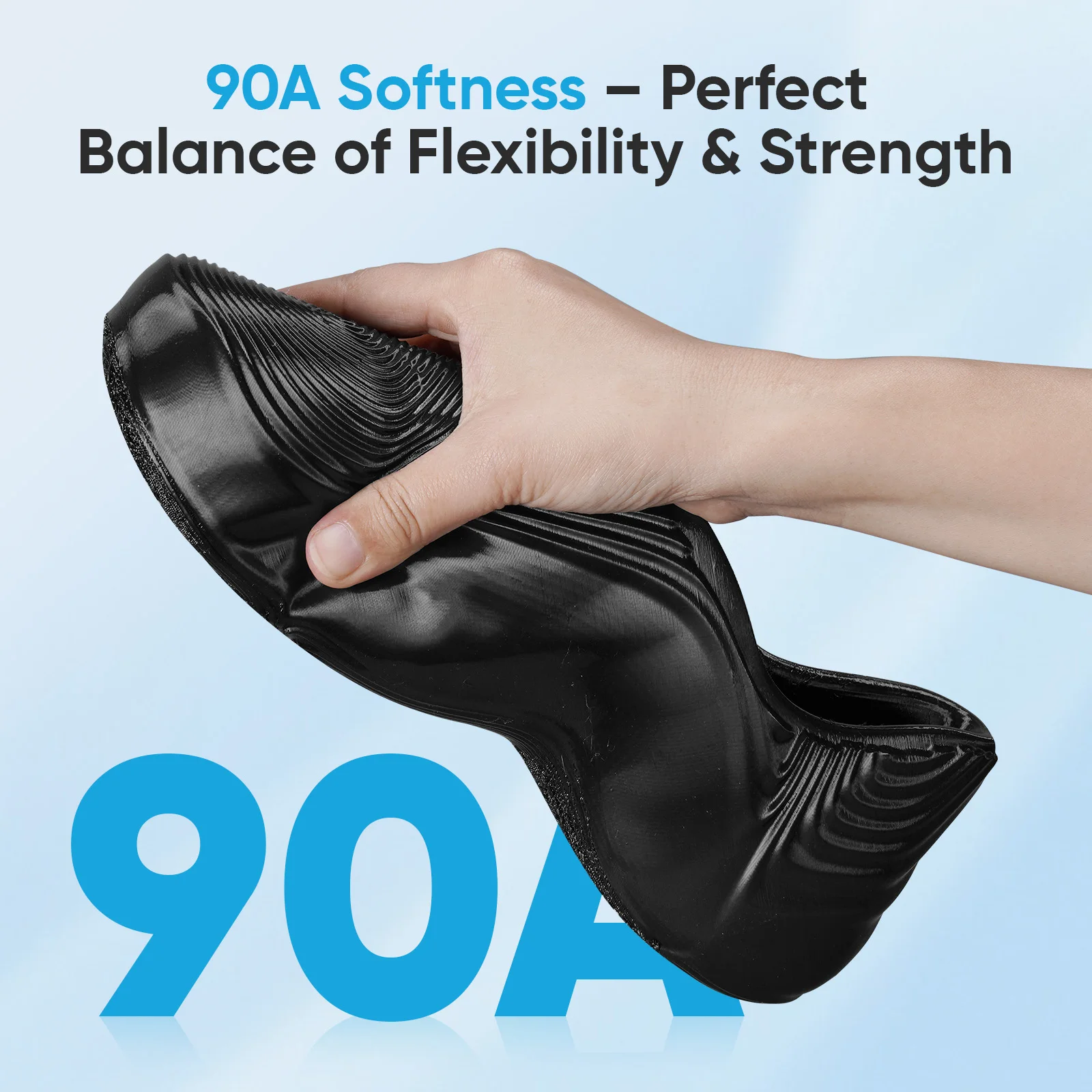 ERYONE 1 كجم TPU 90A طباعة خيوط ممتازة ثلاثية الأبعاد، متعدد الألوان متوفر، 1 كجم خيوط tpu 90a تخفيضات كبيرة 1.75 مم، 1 كجم/بكرة