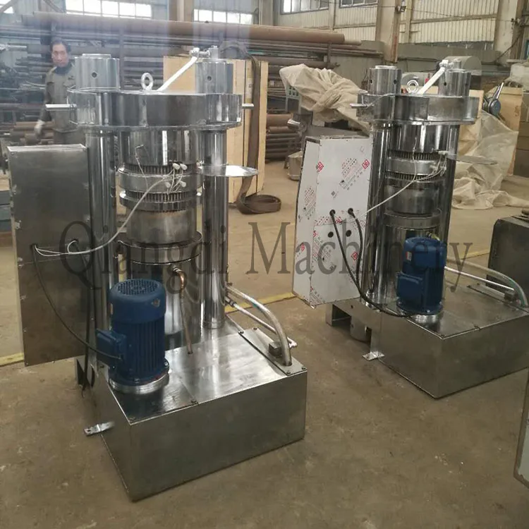 آلة ضغط الزيت البارد الصناعية ذات السعة الصغيرة الهيدروليكية على نواة النخيل وفول الصويا #5