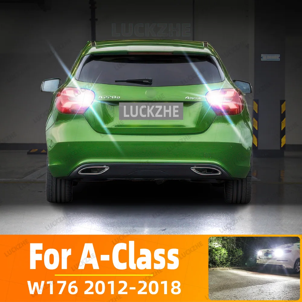 

Для Mercedes A Class W176 светодиодные фонари заднего хода W176 2012 2013 2014 2015 2016 2017 2018 светодиодный фонарь заднего хода автомобиля 2 шт.