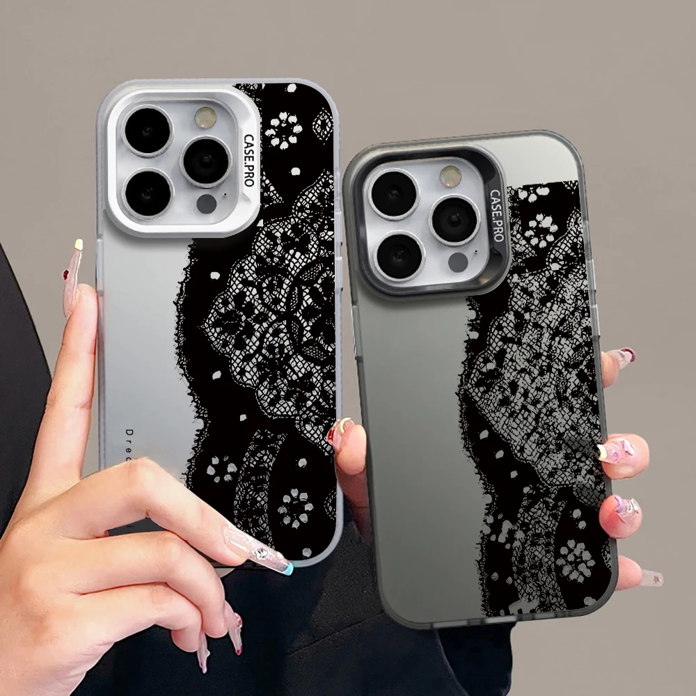 Dreom Lace TPU Hülle für Samsung Galaxy S26 S25 S24 S23 Ultra S22 S21Plus FE A57 A56 A55 A54 A53 A36 A35 A34 5G Stoßfeste Schutzhülle – Detail 5