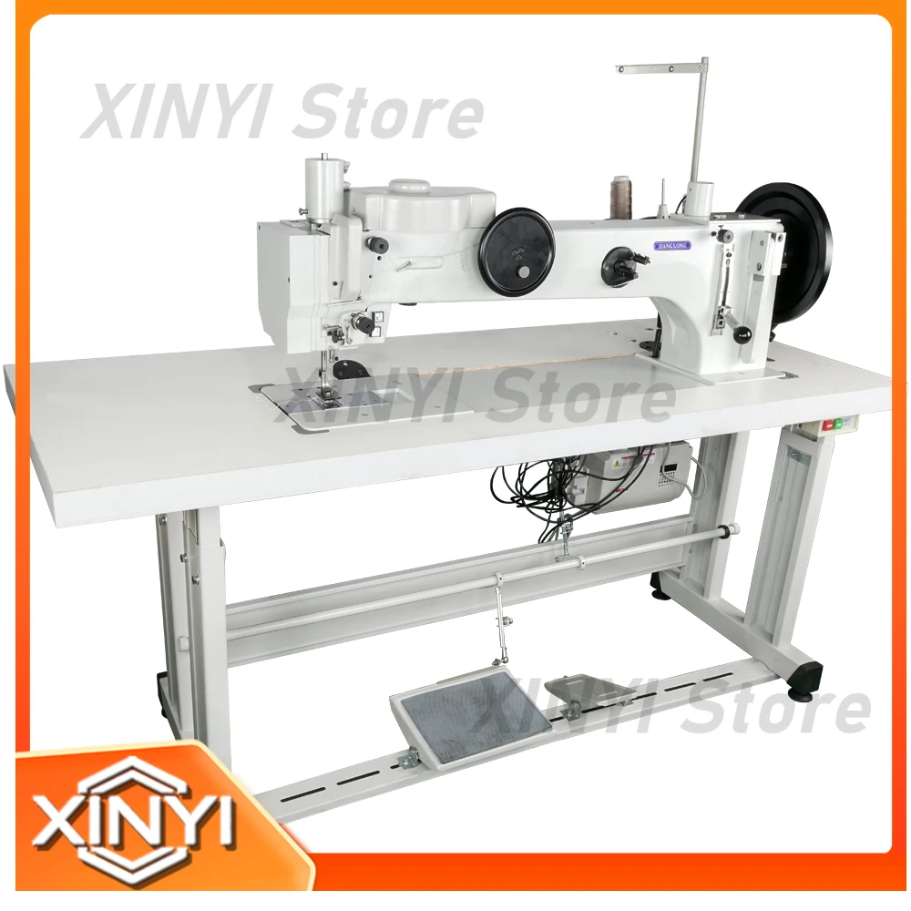 JL-366-76-12P Industrial Single Needle Long Arm Zigzag Sewing Machine for Heavy Duty Thick Material Leather Denim Canvas