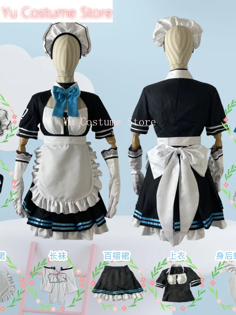 

Yu Blue Archive Ichinose Asuna Maid Outfit Cosplay Costume Cos Game Anime Party Uniform Hallowen Play Role Clothes Clothing
