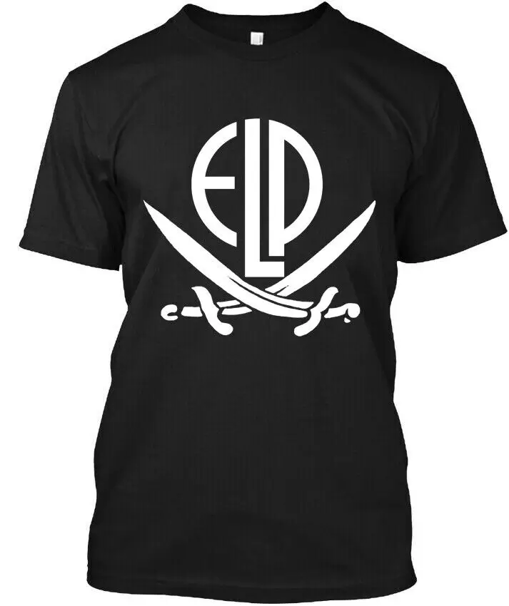 NEW! POPULAR! Emerson, Lake & Palmer English Graphic Retro Logo T-Shirt S-4XL