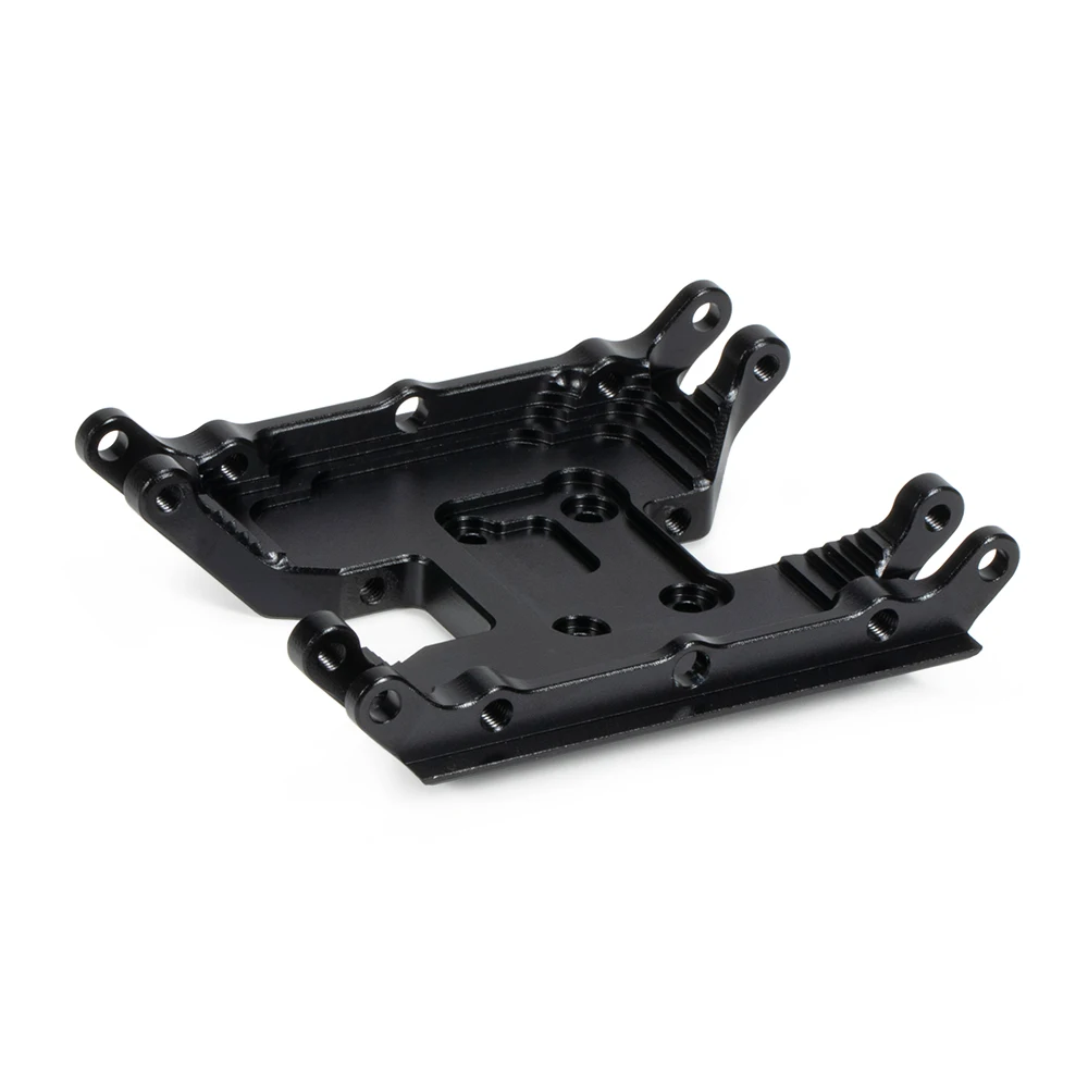 Machined Aluminum Skid Plate Transmission Slide Plate for RC Crawler Axial 1/18 UTB18 CAPRA Chassis Gearbox Mount Upgrade Parts