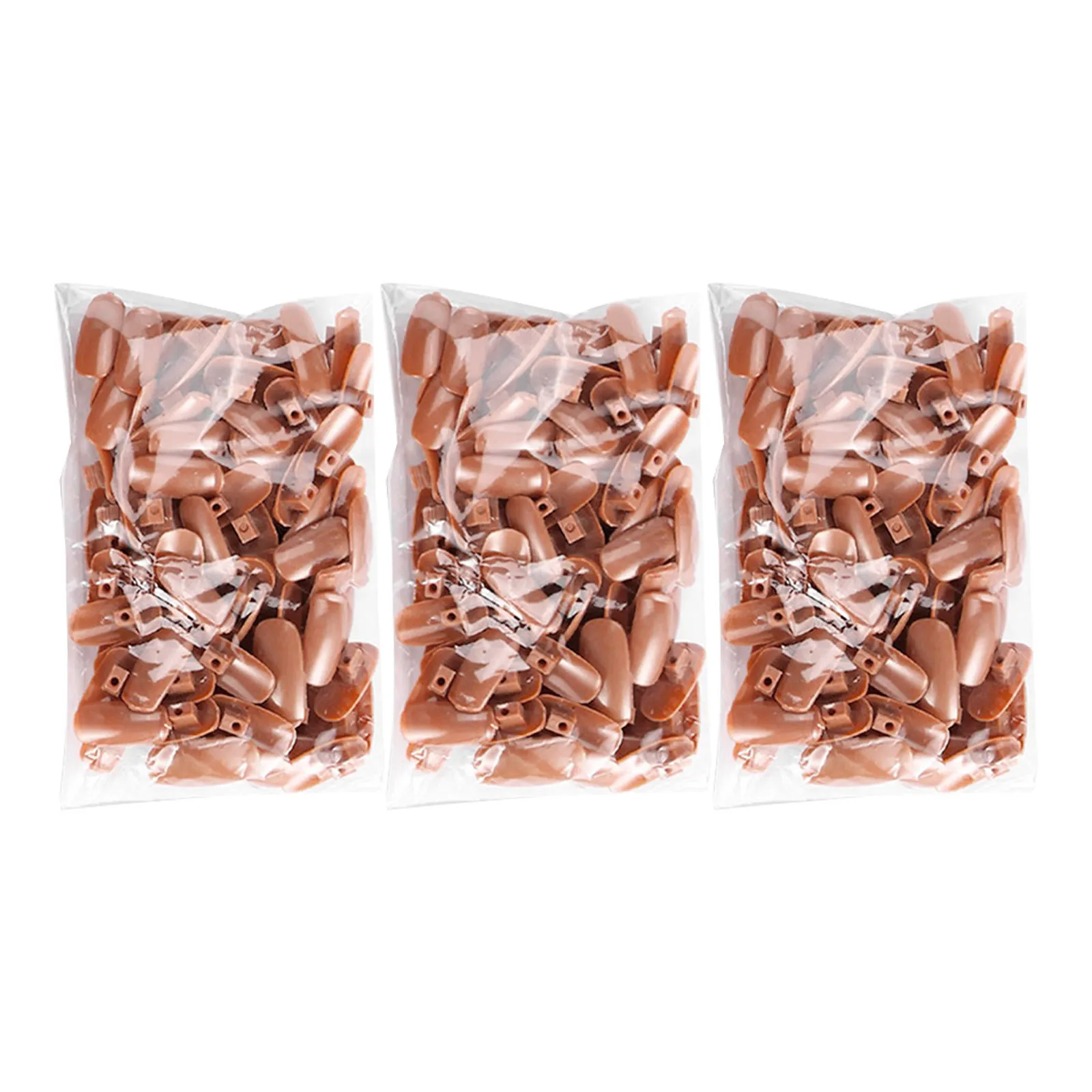 

300Pcs Nail Art Practice Tips Premium Plastic Training Nails for Beginners Students Professionals Manicure Fake Nails
