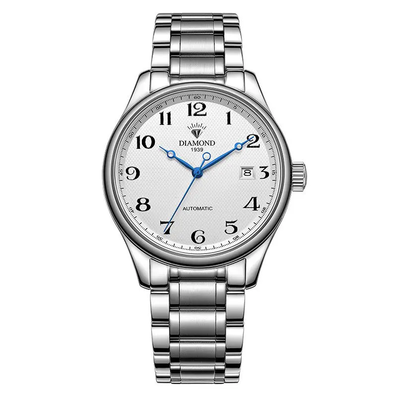 Shanghai Diamond Brand Watch Men's Automatic Mechanical Watch Waterproof Simple Business 3210 Official Genuine Men's Watch