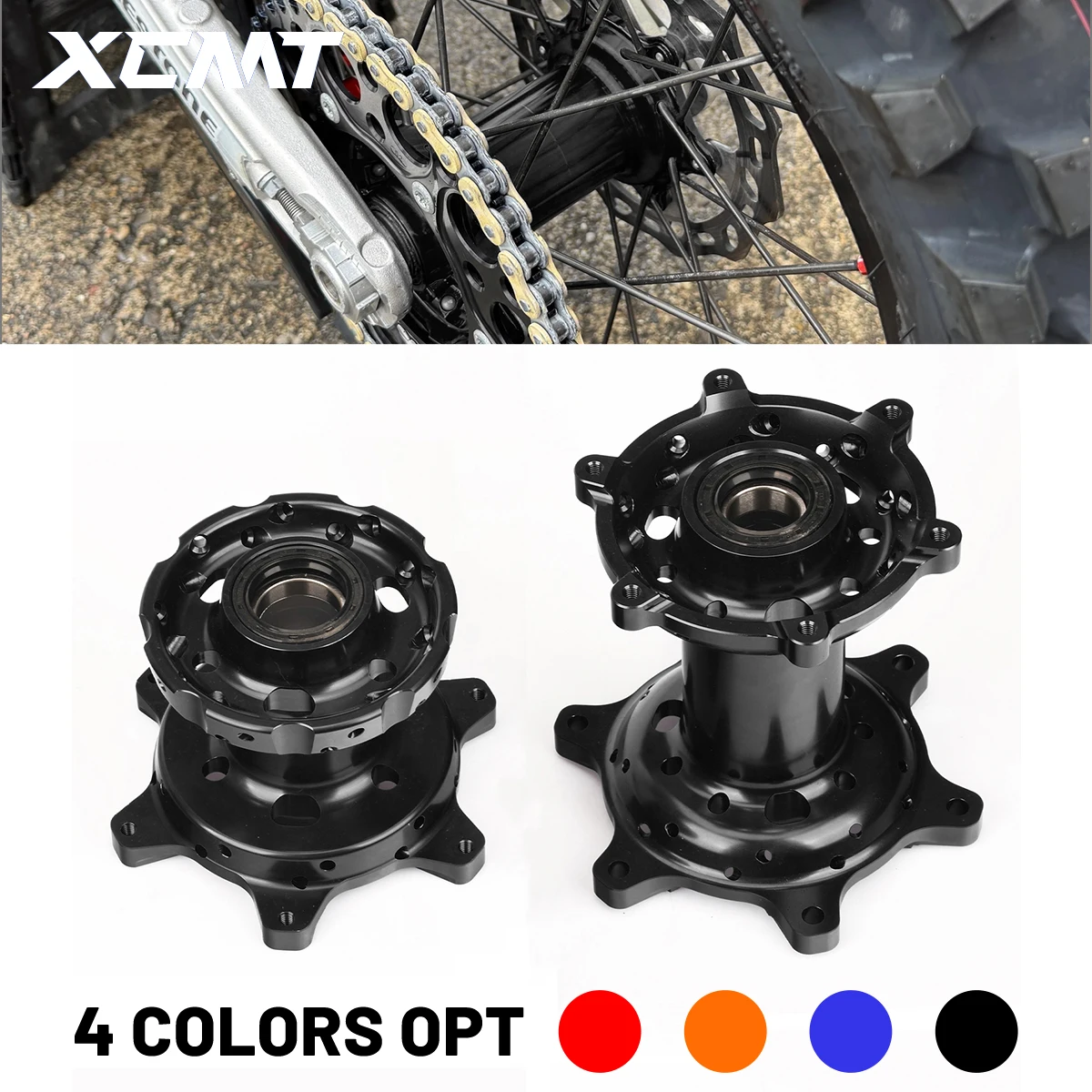 

CNC Aluminum Billet Orange Front and Rear Wheels Hub For KTM EXC EXCF XC XCF XCW XCFW SX SXF 125 250 350 450 500 530 2003-2023
