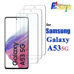 For Samsung Galaxy A53 5G 6.5 inch Screen Protector Tempered Glass Crystal Mica 9H Protective HD Clear Transparent Anti Scratch