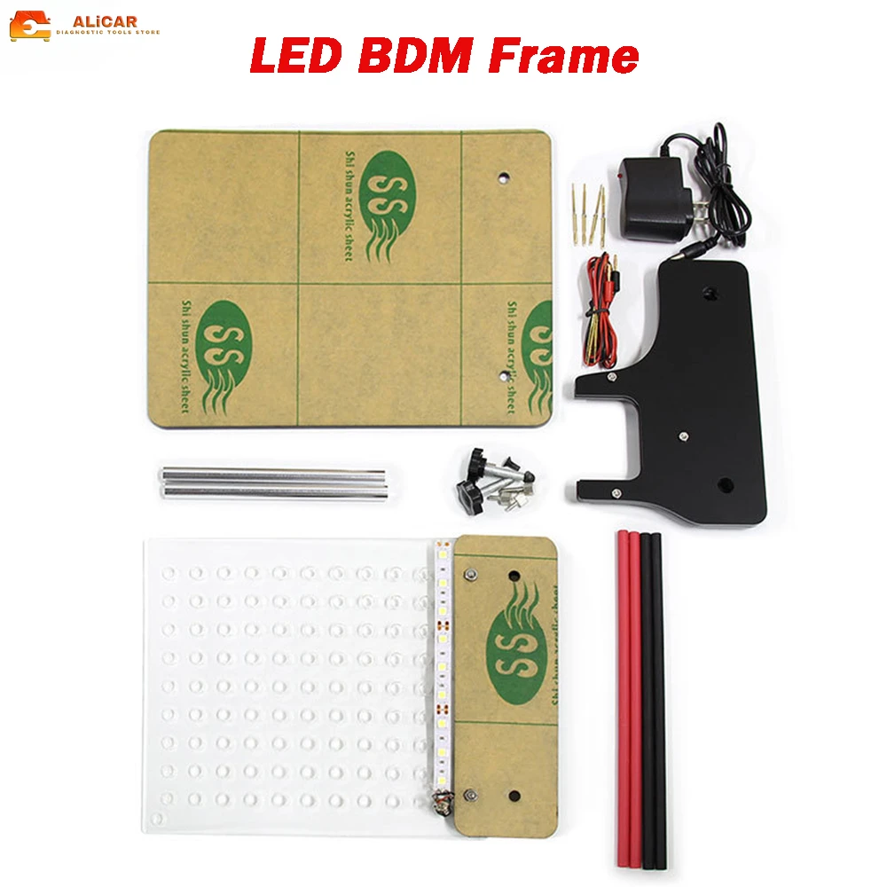 

LED BDM Frame Tools ECU Programming Assistance Bracket Car Accessories For KTAG KESS Chiptuning Repair Power Upgrade Tool Parts