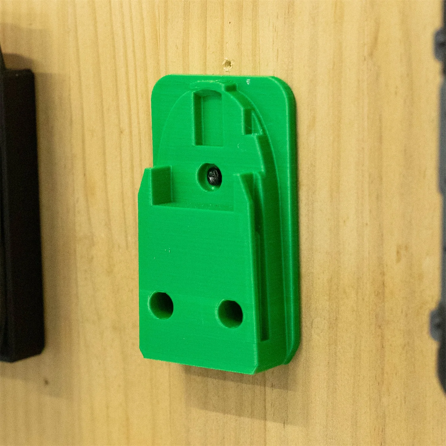5pcs Battery Wall Dock Storage Rack Holder For Bosch Green PBA 18V Series Lithium Stand With Screws (Battery Not Included)