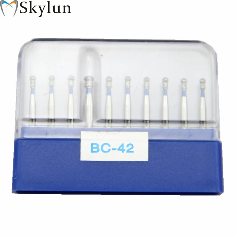 

100 шт., стоматологические стандартные высокоскоростные низкоскоростные боры с бриллиантами, стандартные боры с синим кодом и алмазными гранулами, хвостовик с нормальной длиной SL305