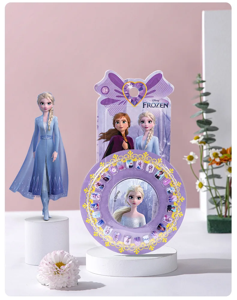 Disney  girls frozen 2 Princess elsa Anna Sophia princess Nail Stickers Toys Cartoon gift toys