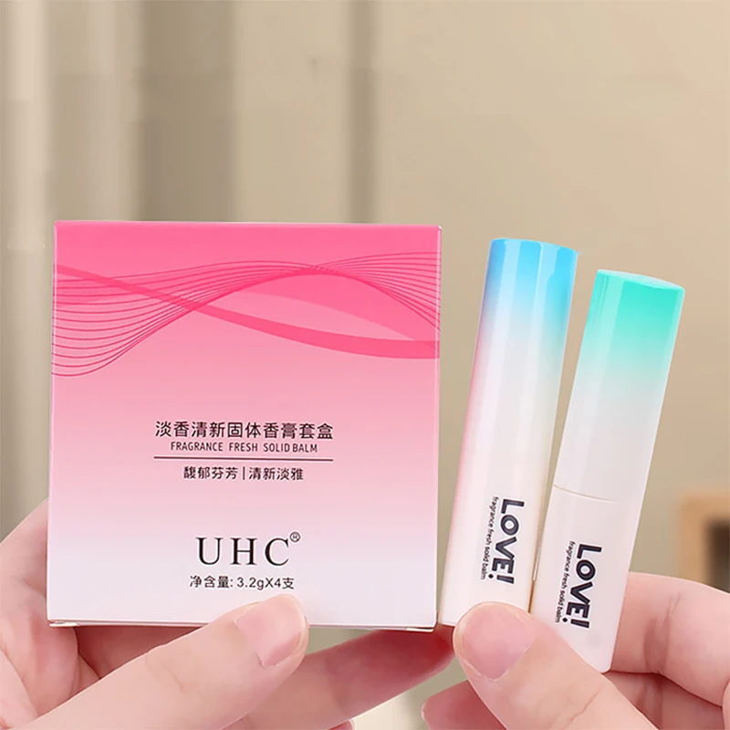 4pcs Perfume Men Women Solid Perfume Set Women Pheromone Floral and Fruity Fragrance Attracts The Opposite Sex Lasting Fragrance - view 5