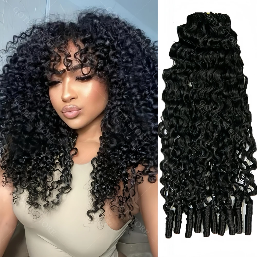 

Наращивание волос 12A Burmese Curly Feather: многоразовые пучки для крючкового наращивания с предварительно связанными петлями и спиральными кудрями на концах