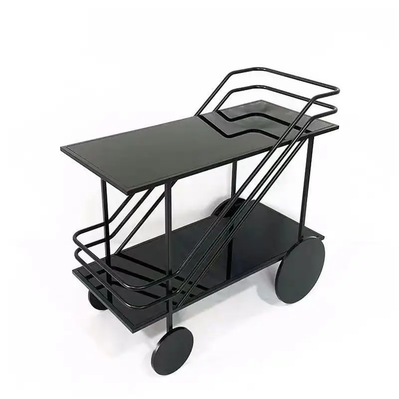

Wine service cart Cake trolley Tea cart Side cabinet Household trolley