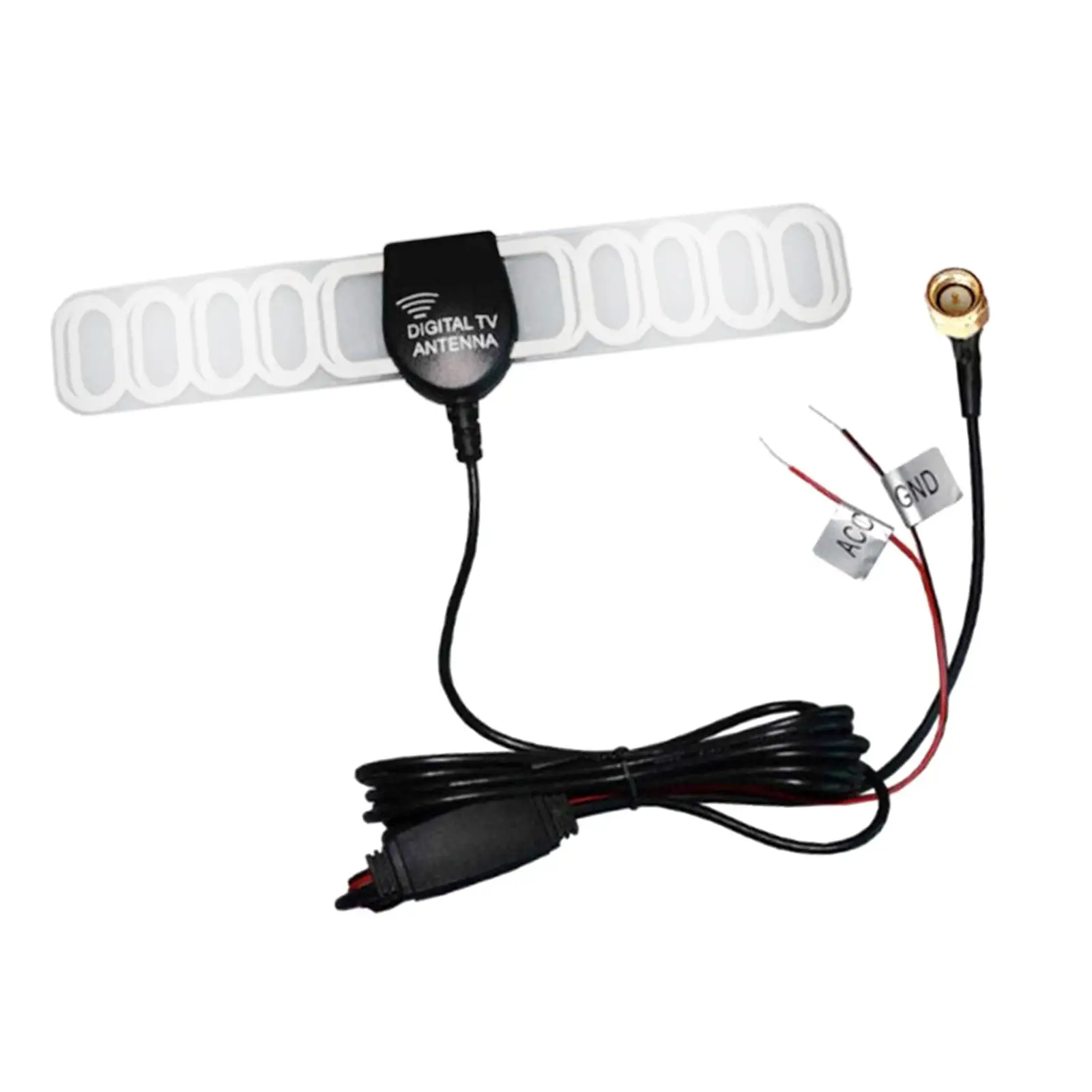 Digitale TV-Antenne erweiterbar mit Verstärkerkabel, Länge 3 m, für Dvb-t Cmmb Dmb-t Dtmb