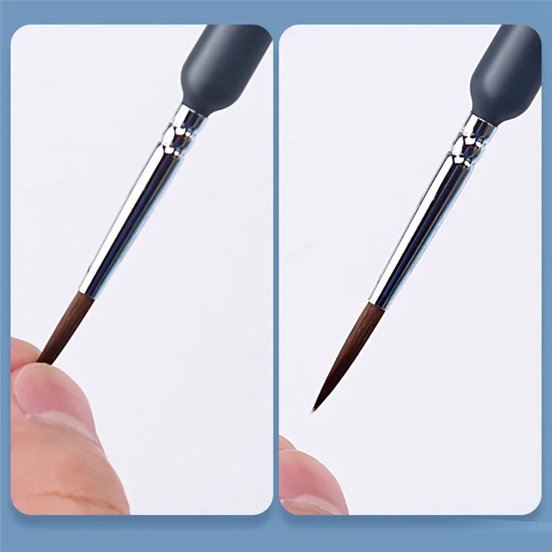9Pcs Fine Detail Paint Brush Small Paint Brush With 9 Sizes For Watercolor Painting Acrylic Drawing