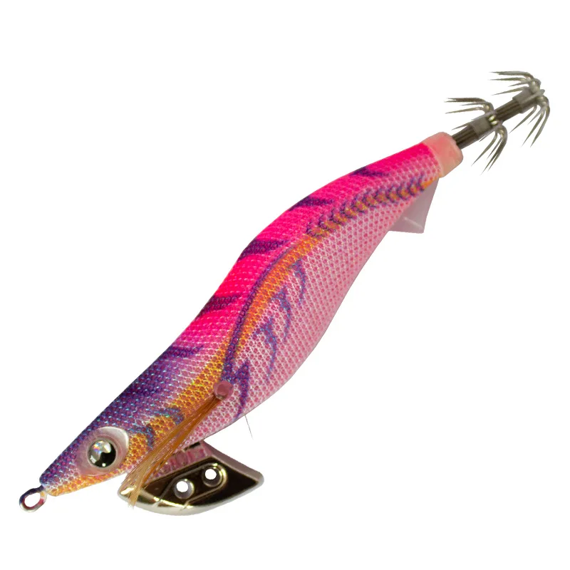 Luminous Slow Sinking Wood Shrimp Sea Fishing Special UV Reflective Squid Fishing Wood Shrimp Lure