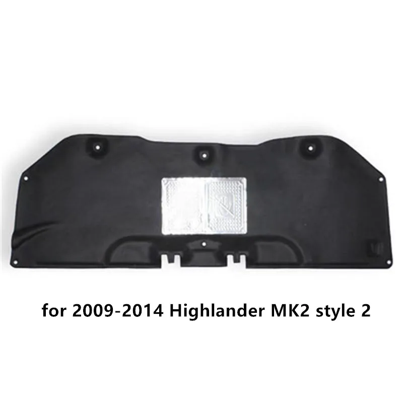 Capô Do Motor Do Carro Som Isolamento Térmico Algodão Insonorização Capa, Dobre Envio para 2009-2014 Toyota Highlander 2th MK2 Auto, 1Lot