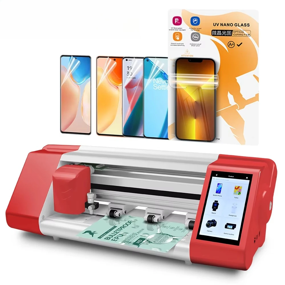 Unlimited Sticker Skin Tpu Screen Protector Hydrogel Film Phone Protective Cutting Machine for Iphone