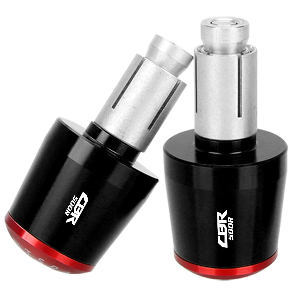 

For Honda CBR500R 2013-2024 CNC Aluminium Motorcycle Accessories Handlebar Grips Bar Ends Cap Counterweight Plug Slide Cover