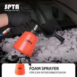 SPTA Pneumatic Air Spray Nozzle Foam Watering Can High Pressure Car Wash Interior Exterior Cleaning Tornado Tool