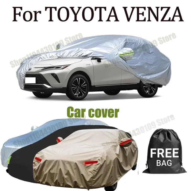 

Чехол для автомобиля TOYOTA VENZA, защита от непогоды, полный комплект, водонепроницаемый, солнцезащитный, от снега, с защитой от ультрафиолета