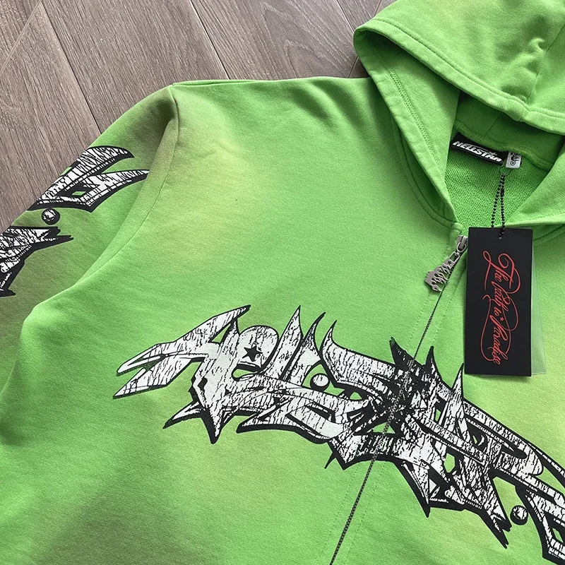 HS Cotton Hoodie With Zipper Wash
