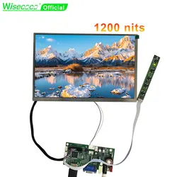 Wisecoco 10.1 Inch Touch Screen 1280x800 1000 Nits High Brightness Sunlight Readable LCD Display With HD-MI VGA Driver Board