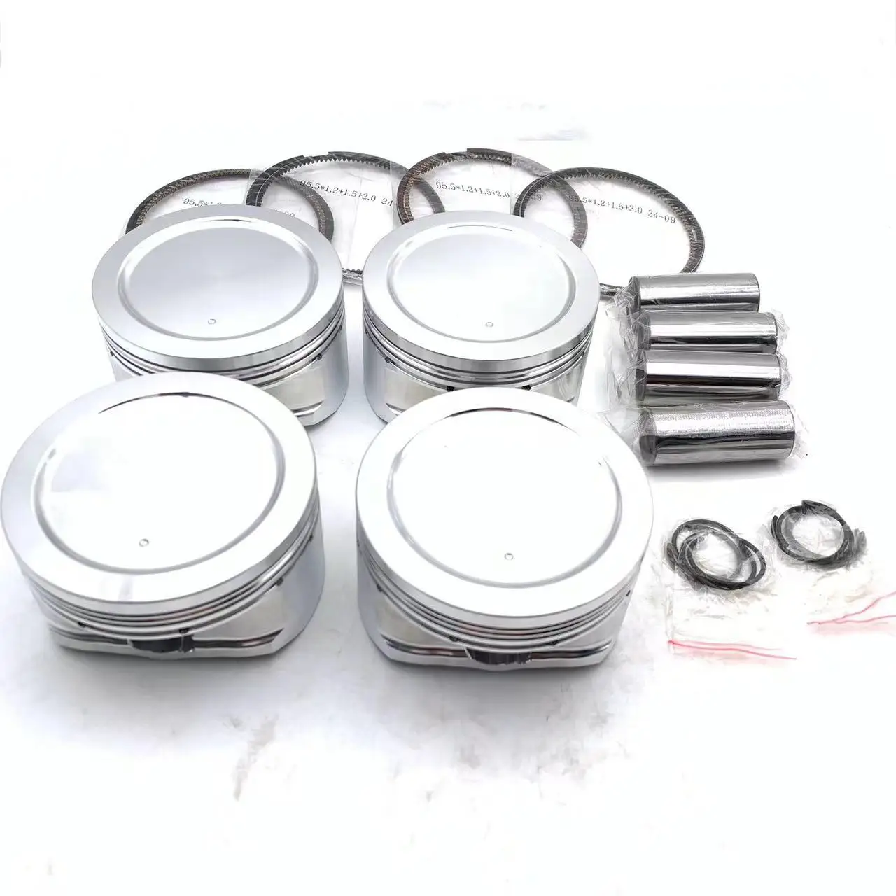 

2RZ 3RZ Forged Pistons Bore 95.5mm CH 35.5mm Dish -10cc For Toyota Tacoma