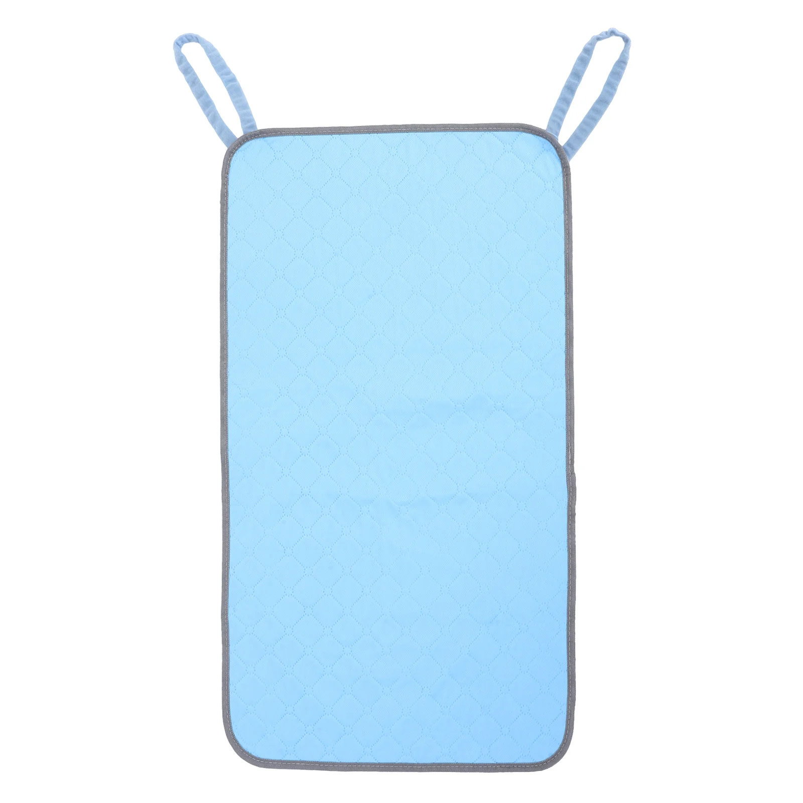 

Wheelchair Pad Absorbent Waterproof Seat Pads Sky Blue Nonslip Fleece Bottom Elastic Easy Clean Versatile