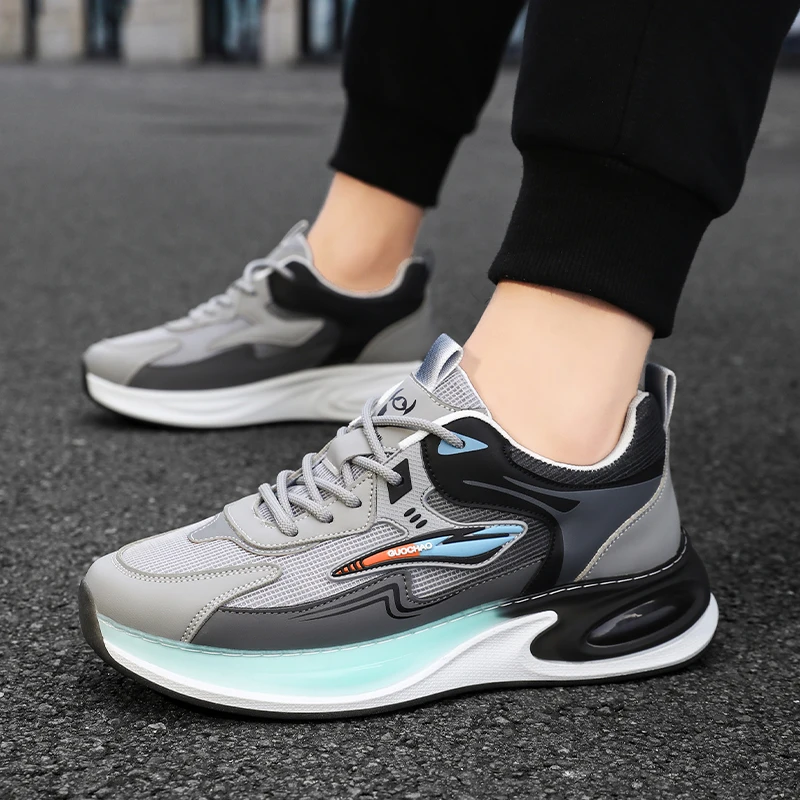 

Осень 2023, новая мужская обувь, дышащая повседневная спортивная обувь, многофункциональная мужская обувь с сетчатой мягкой подошвой, размеры 39-44