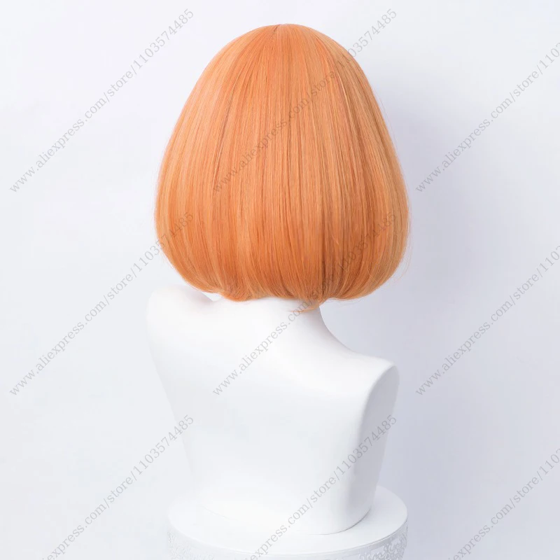 شعر مستعار لوليتا للنساء ، شعر مستعار تنكري ، قصير ، ملون ، بوبو ، مقاوم للحرارة ، شعر اصطناعي ، 35: