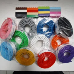11 renkler 92cm 116*2 nokta çocuk oyuncak uyumlu Lego küçük parçacıklar DIY çocuk oyuncakları tuğla alt levha yapı blok bant