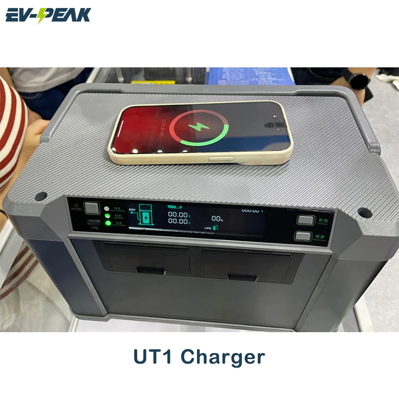 

EV-PEAK UT1 Charger 100A 6000W 2CH 4 Working Modes For Agricultural Drones 12S-14S Battery LiPo LiHV Battery