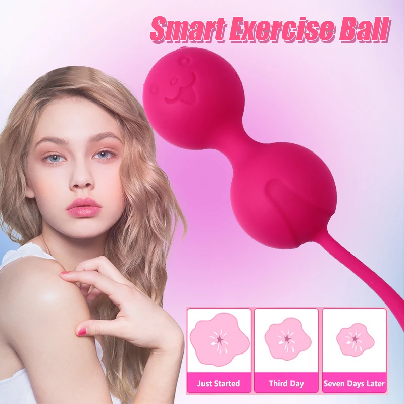 Silicone Vaginal Kegals Balls Sex Toys For Women Vagina Tighten Exercise Chinese Pelvic Floor Balls Anal Plug Muscle Trainer