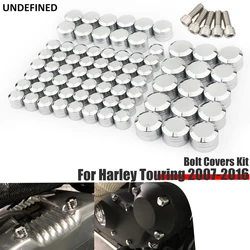 Bolt Covers for Harley Touring 2007-2016 Road King Electra Road Street Glide FLT FLH Twin Cam Engine Head Bolts Toppers Caps Kit